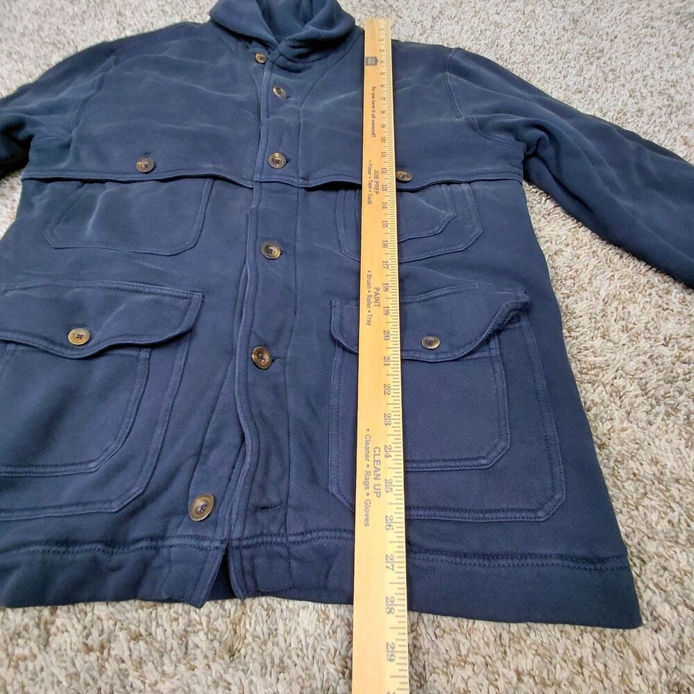 Vintage Polo Ralph Lauren Hunting Jacket Mens Large Heavy Cotton Shawl Collar - Picture 7 of 8